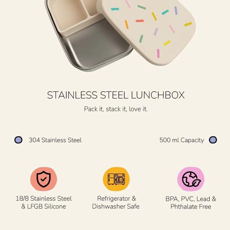 Matboks Funky Dogs - Rustfritt Stål og Silikon | The Cotton Cloud