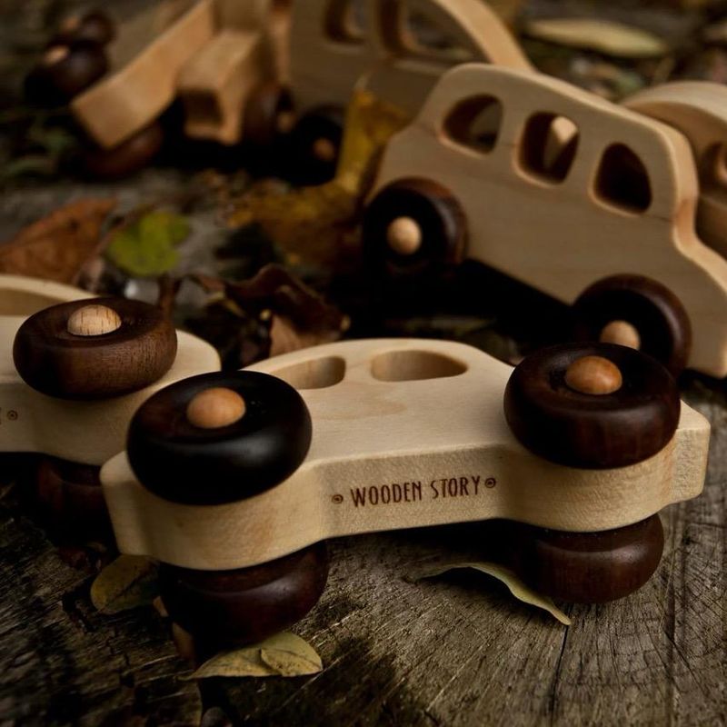 Trelekebil - Ubehandlet Tre | Wooden Story