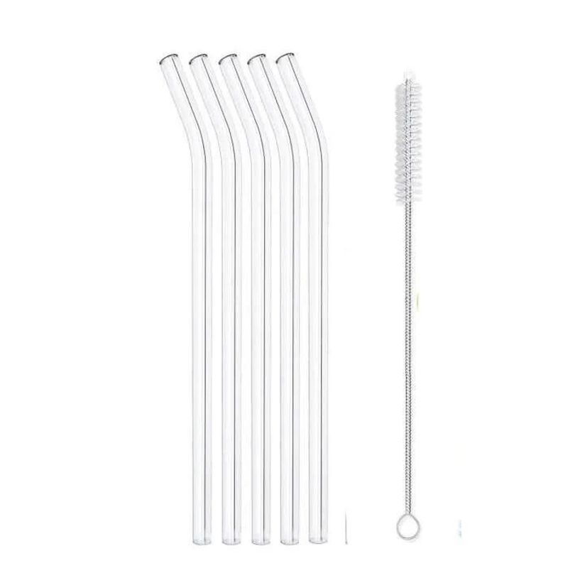 Glassugerør (5-pk) m/Børste | Novela