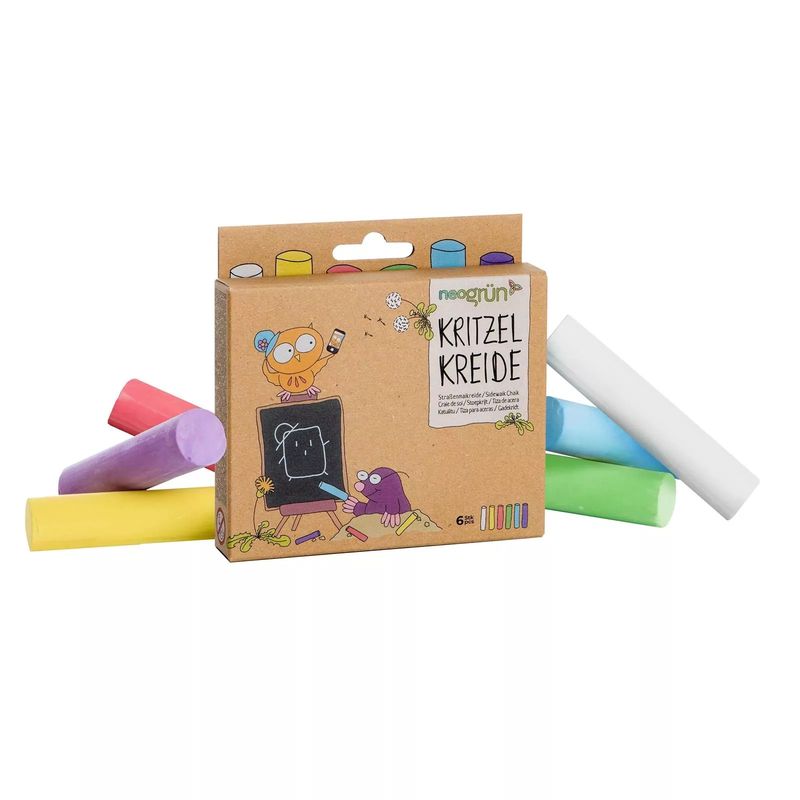 6 farger giftfritt kritt