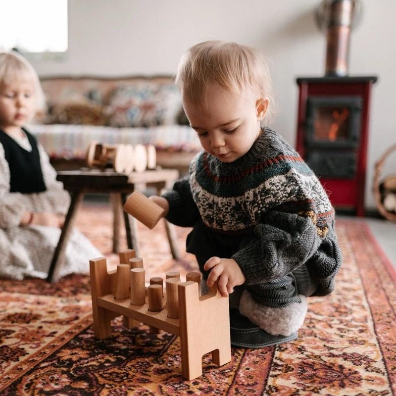 Bankebrett i FSC-tre - Naturfarger | Wooden Story