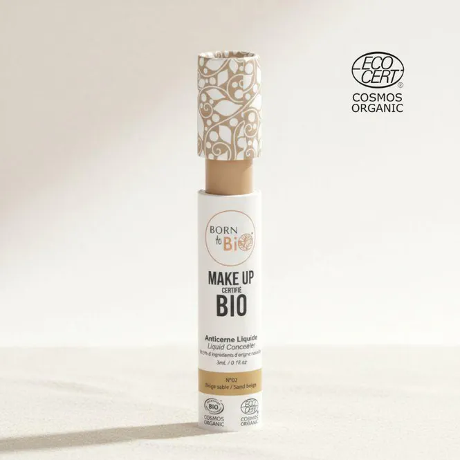 Hovedbilde Organic Liquid Concealer - N°2 Sand Beige | Born to Bio