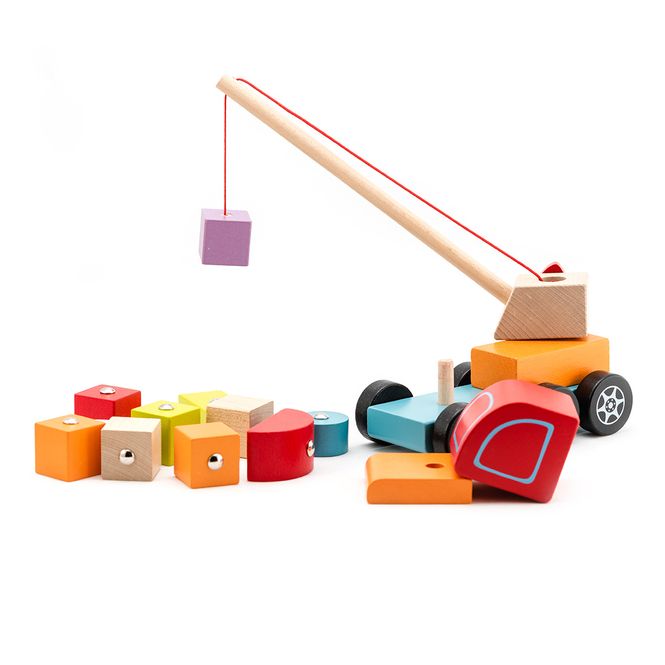 Hovedbilde Magnetisk Kranbil - Tre | Cubika