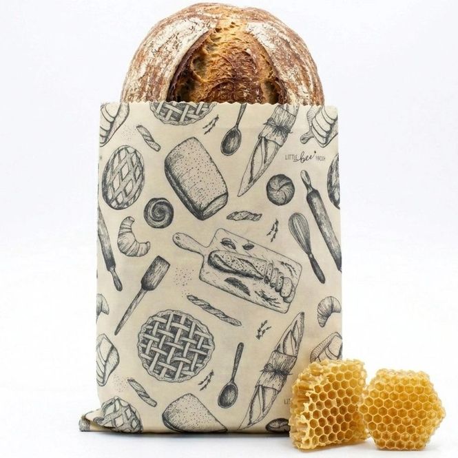 Hovedbilde Bivokspose XL - Brød (40x29 cm) | Little Bee Fresh