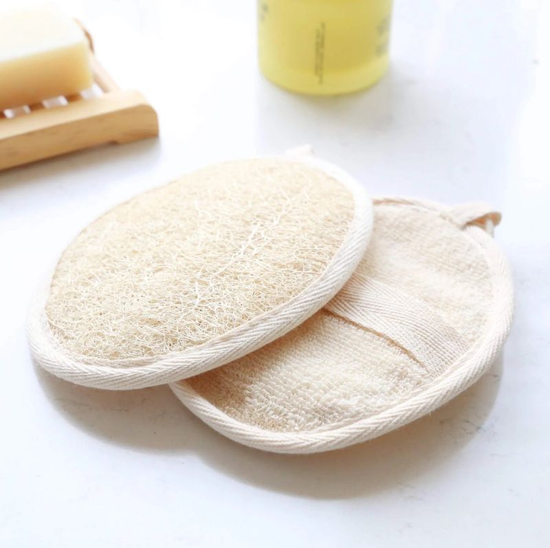 Naturlig Kroppspad - Loofah & Bomull