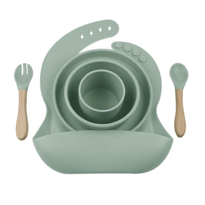 Spisesett (5-pk) - Food-grade Silikon
