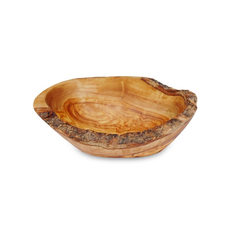Håndlaget Såpefat m/Dreneringsspor - Oliventre (12 cm)